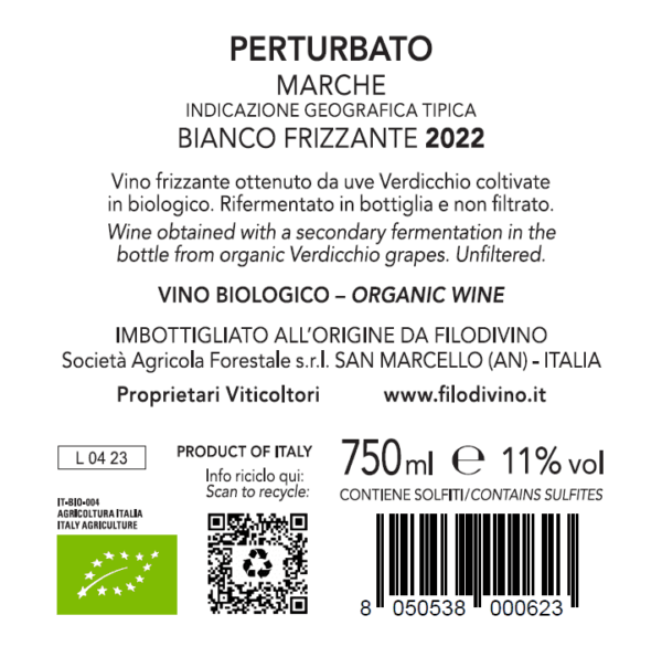 Retroetichetta Perturbato 2022